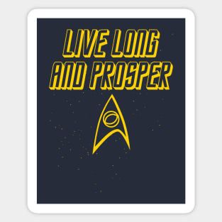 STAR TREK - Live long and prosper 6.0 Sticker